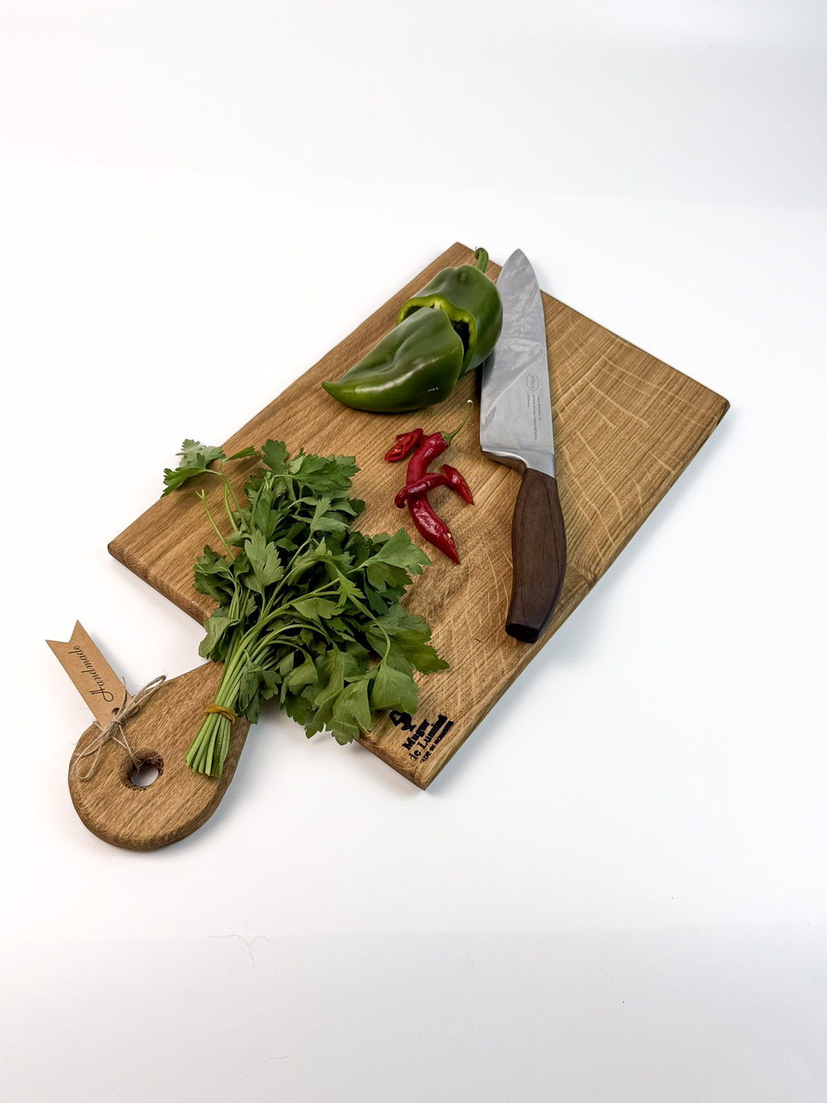 Platou din lemn masiv de stejar – handmade, finisat natural