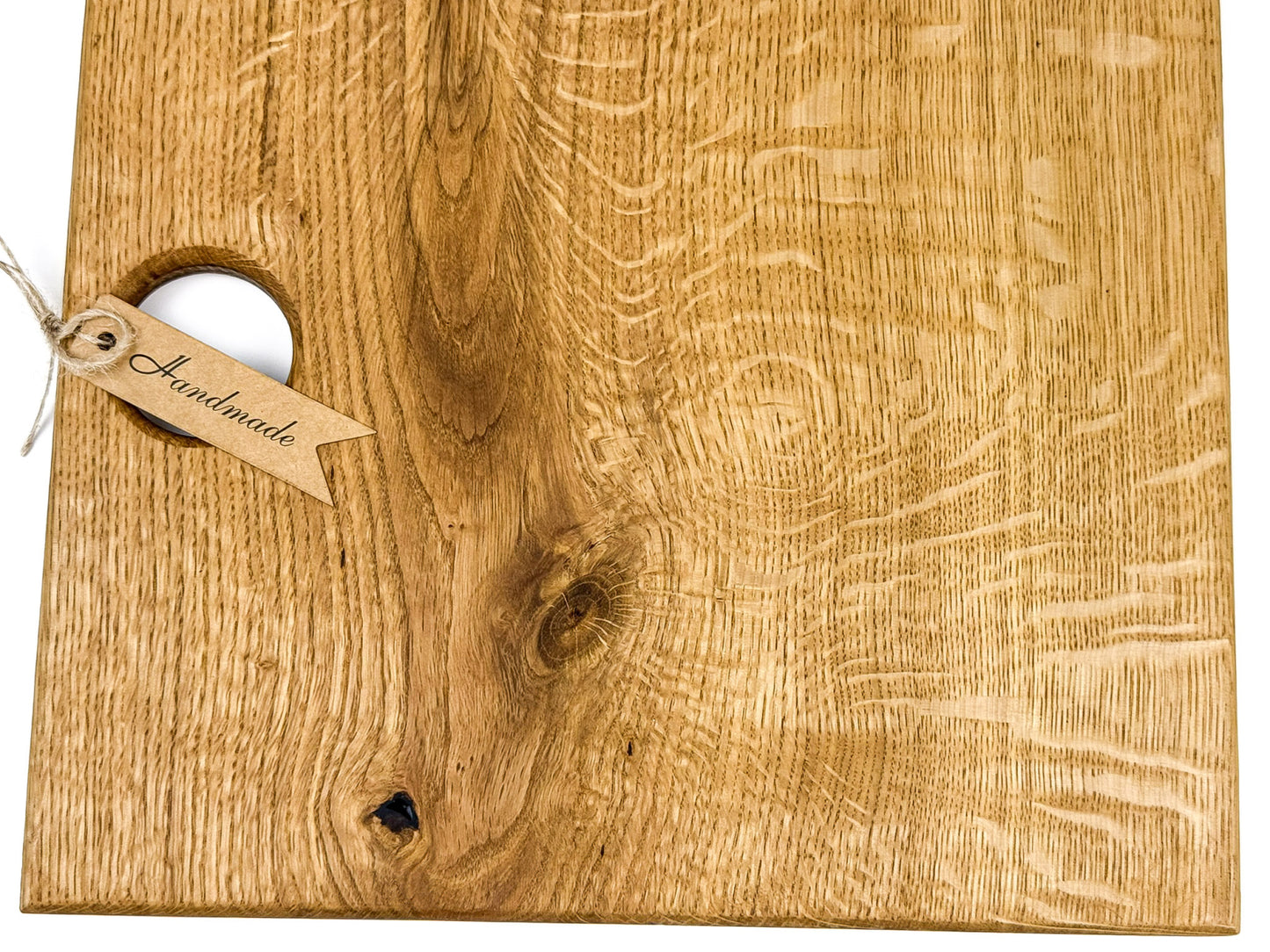 Platou de Servire din Lemn Masiv de Stejar – Handmade, Design Unicat