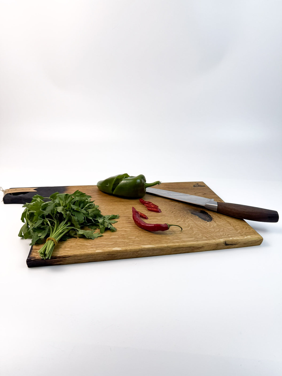 Platou de Servire din Lemn Masiv de Stejar – Handmade, Design Unicat