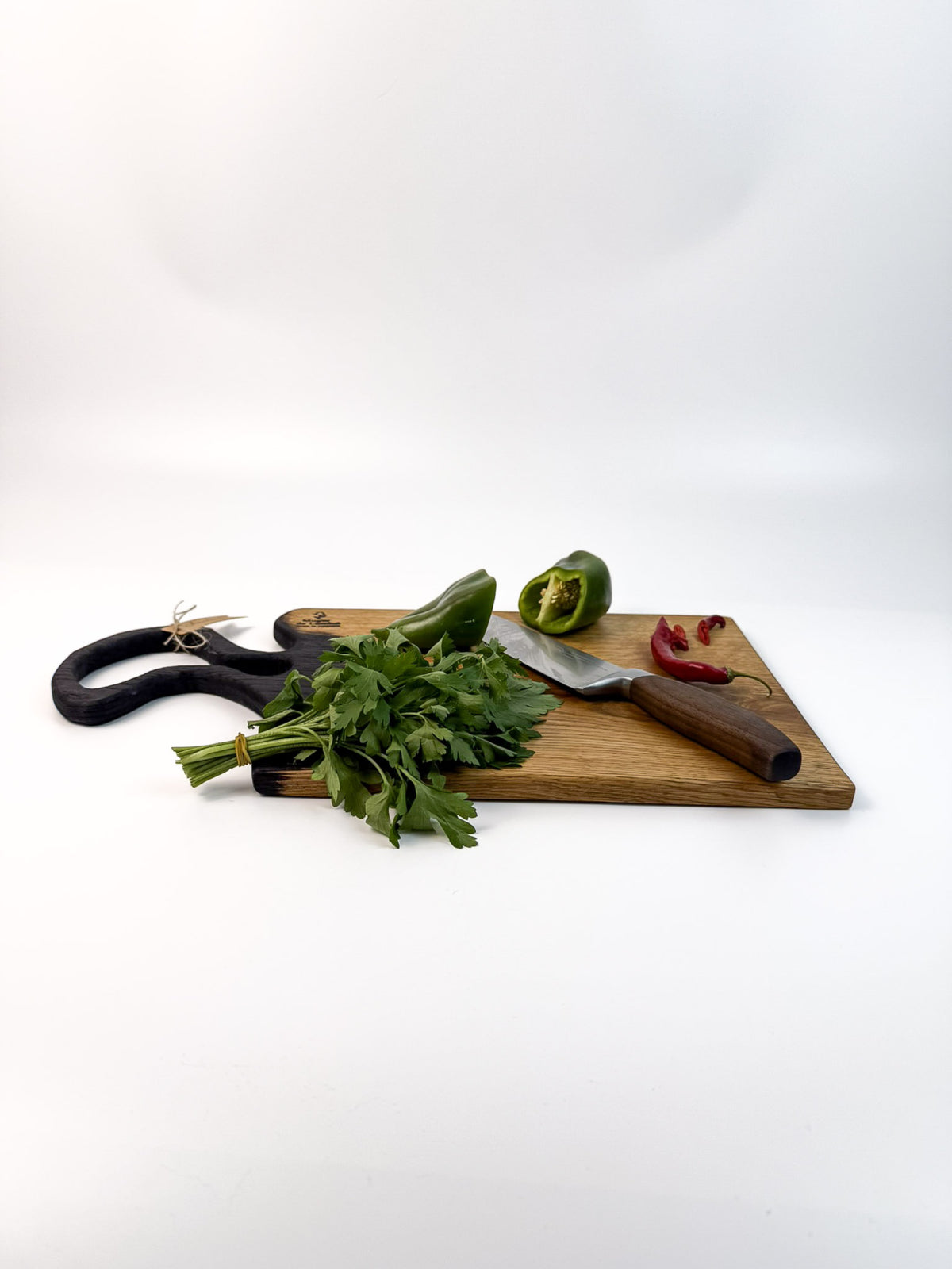 Platou de Servire din Lemn Masiv de Stejar – Handmade, Design Unicat