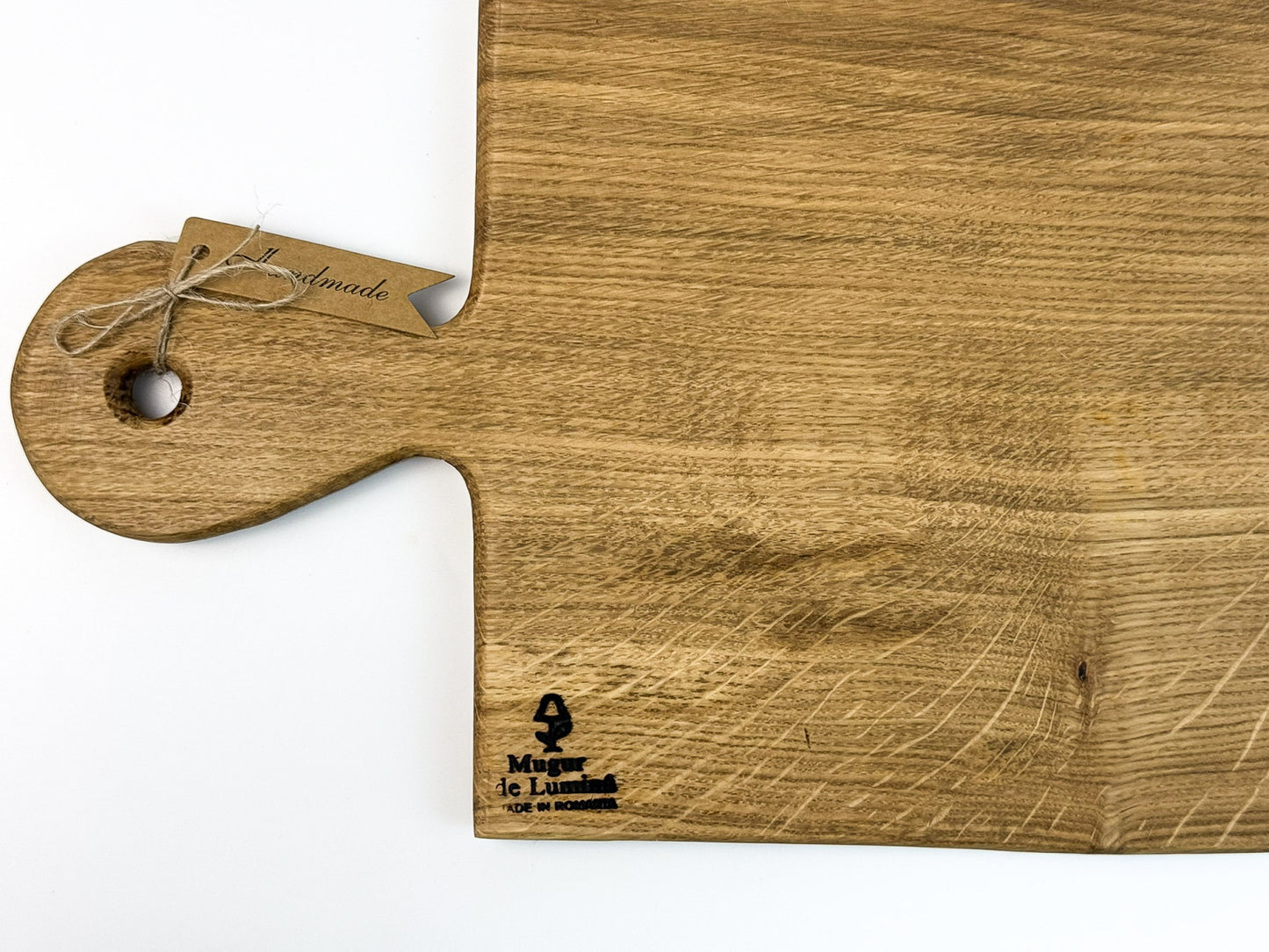 Platou din lemn masiv de stejar – handmade, finisat natural