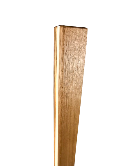 Lampa decorativa de podea din stejar cu LED smart dimabil – iluminat ambiental tip veioza