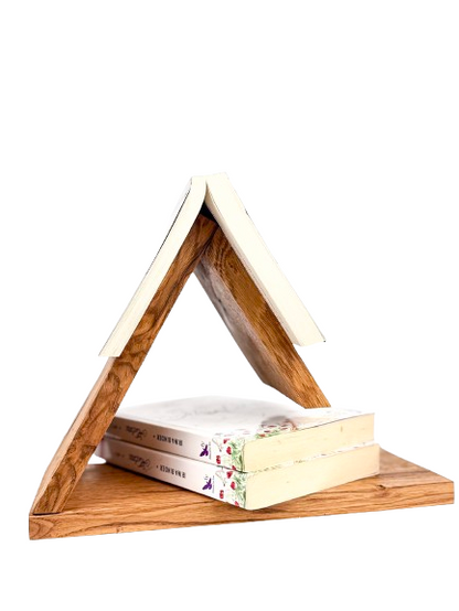 Suport de carte compact handmade din stejar masiv