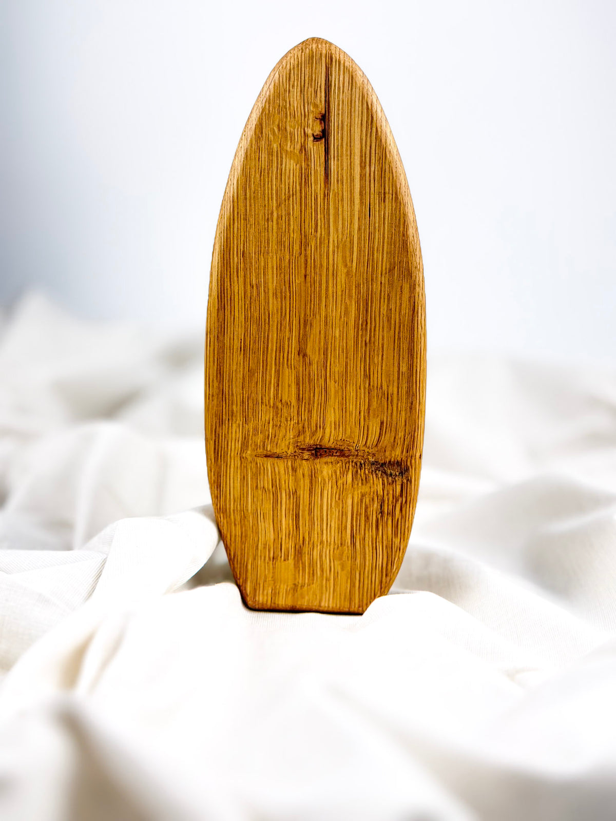 Vază alungită din lemn pentru flori uscate, 22 cm