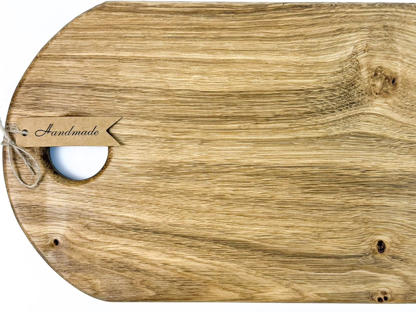 Platou lung din lemn masiv de stejar – handmade, finisat natural