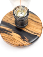 Lampa decorativa din lemn de maslin