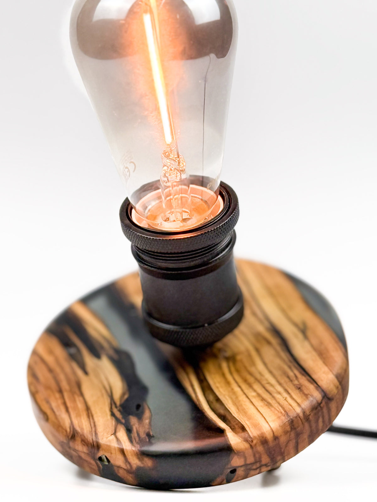 Lampa decorativa din lemn de maslin