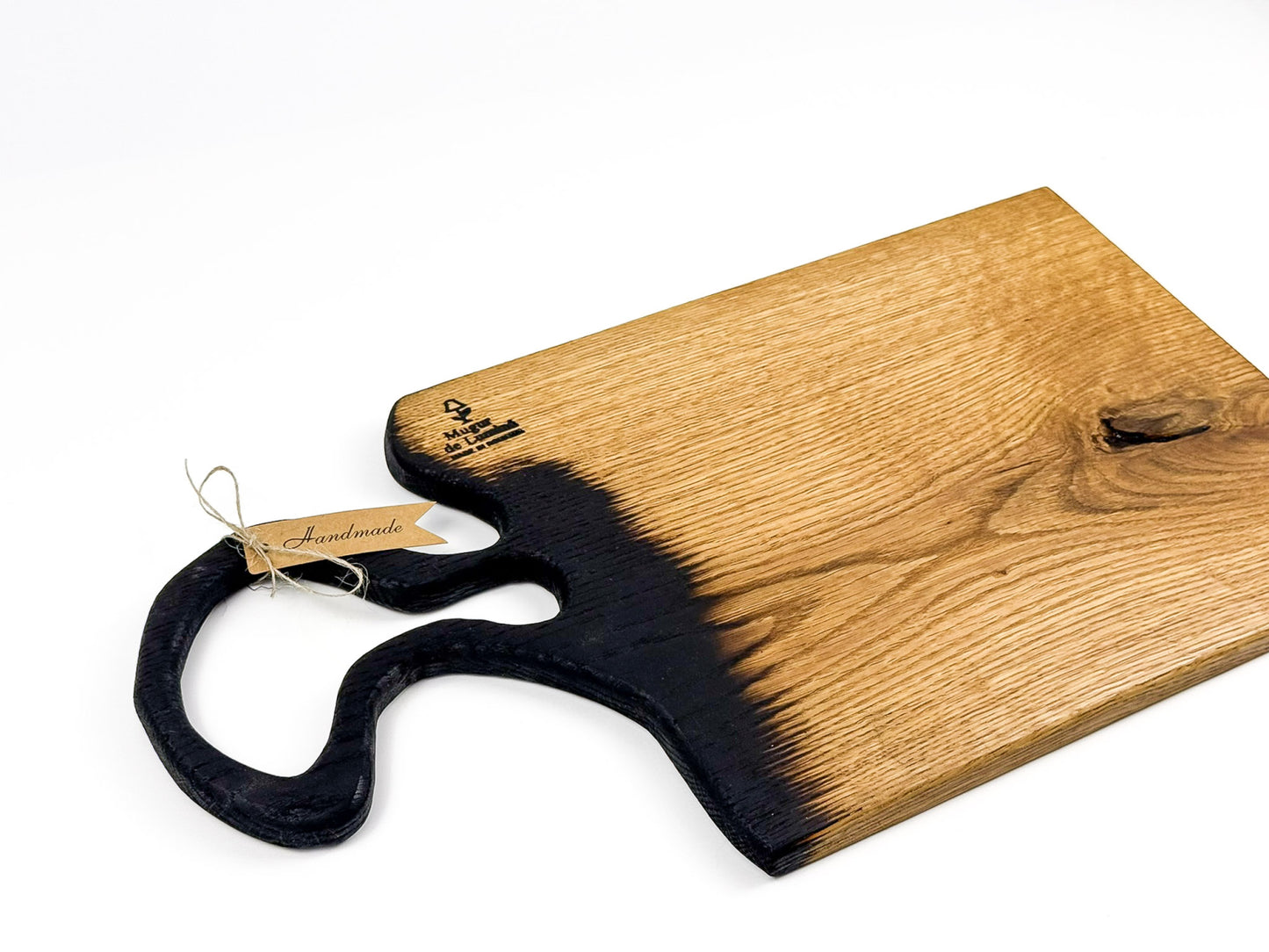 Platou de Servire din Lemn Masiv de Stejar – Handmade, Design Unicat