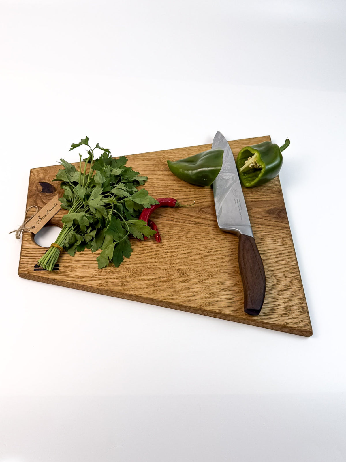 Platou de Servire din Lemn Masiv de Stejar – Handmade, Design Unicat