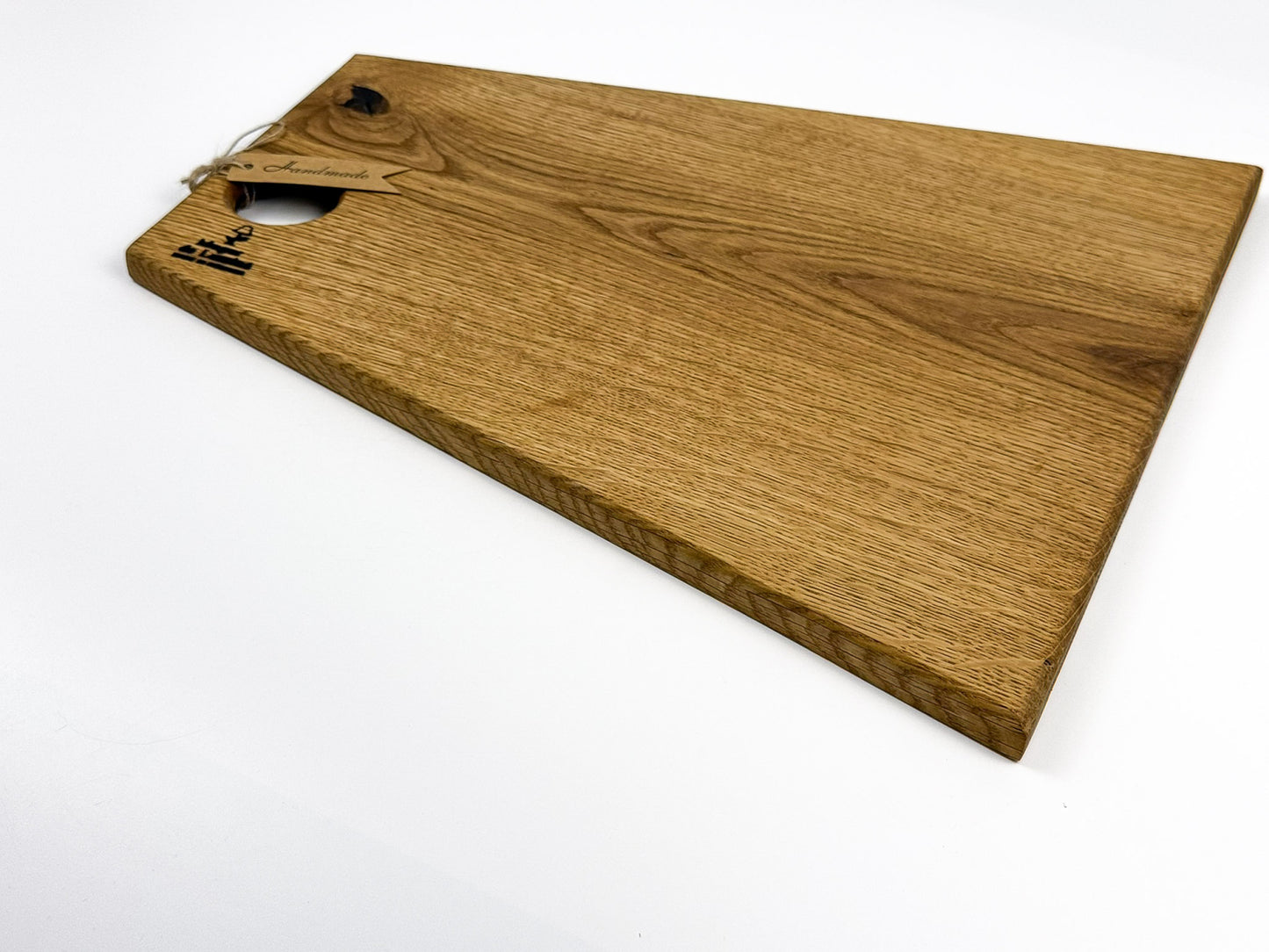 Platou de Servire din Lemn Masiv de Stejar – Handmade, Design Unicat