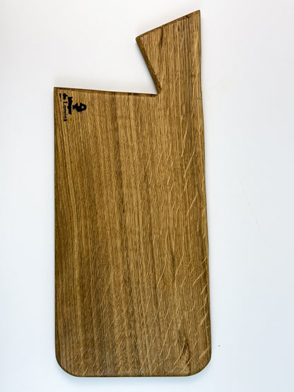 Tocător din lemn masiv de stejar – handmade, finisat natural
